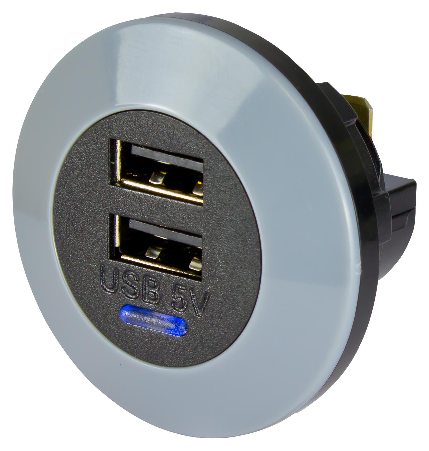 Alfatronix USB Hleðsla tvöföld